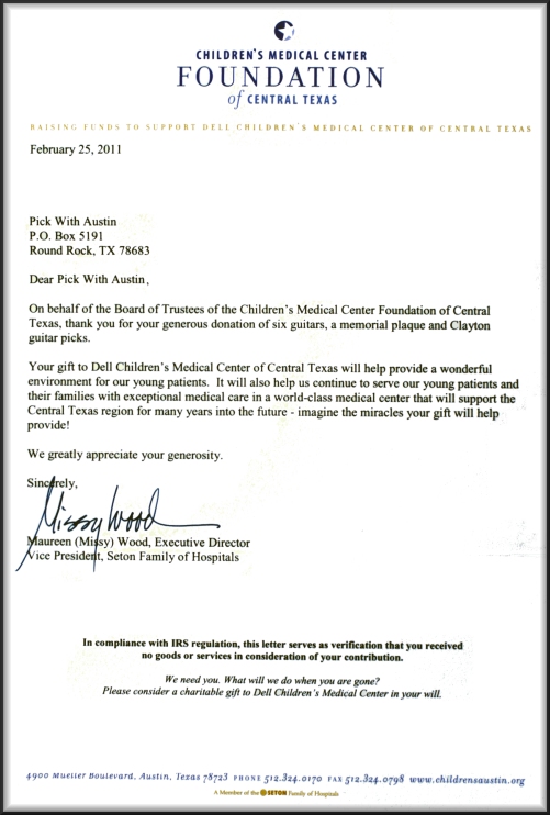 Seton Letter