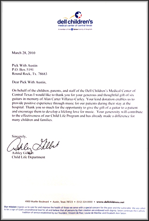 Seton Letter